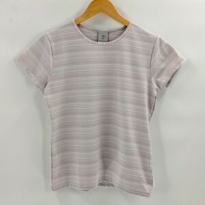 Nike dri-fit alpha project purple gray stretch tee size large short sleeve